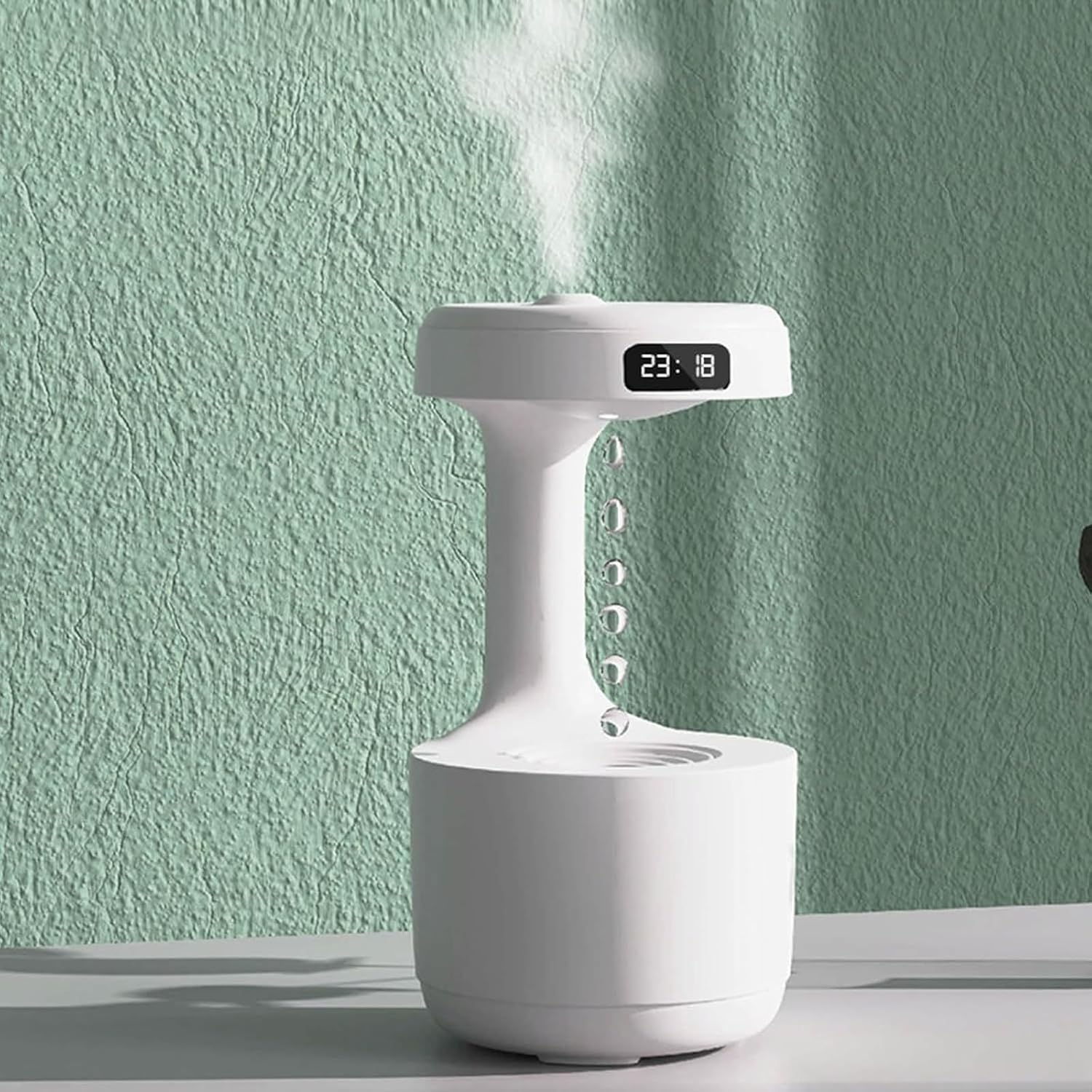 COEUS Anti Gravity Water Droplets Humidifier | RGB Light, Cool Mist | Air Freshener | Diffuser Antigravity Humidifier